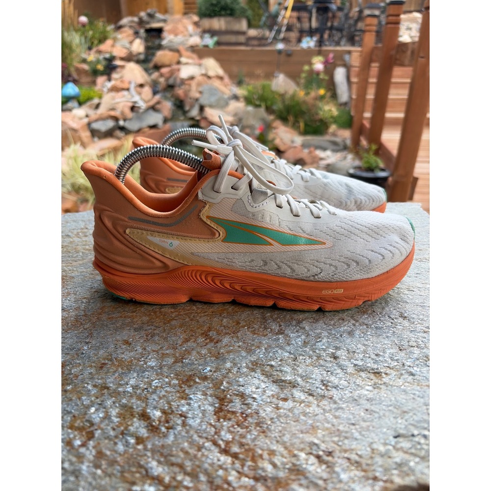 Altra Torin 6 Womens Running Shoes Orange White Teal AL0A7R78108 Size 9